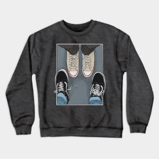 Charlie and Nick heartstopper - shoes Crewneck Sweatshirt